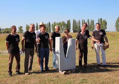 Vaszil Tatarszki "Pulzus", gránit, 1,4 m, Pro Arte Munkács szoborpark