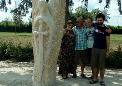 Matl Péter "Michael", mészkő, 2,5 m, Nyírbogát